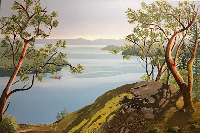 Stoney Hill Revisited - acrylic giclee printed on canvas 36" x 24"