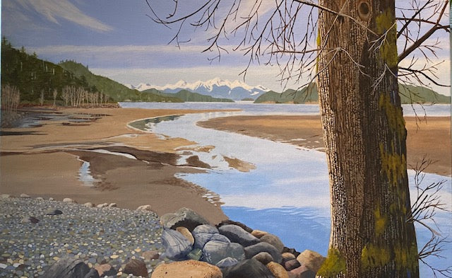 Vows with Nature - Original Acrylic- 20" x 30"- framed $2400.00