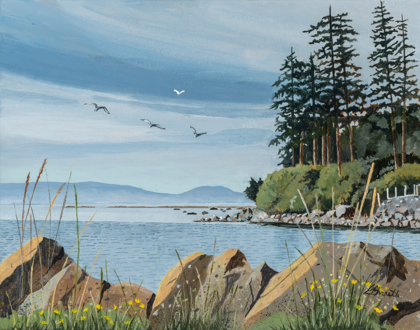 Seaside Serenity/ giclee 16" x 20"