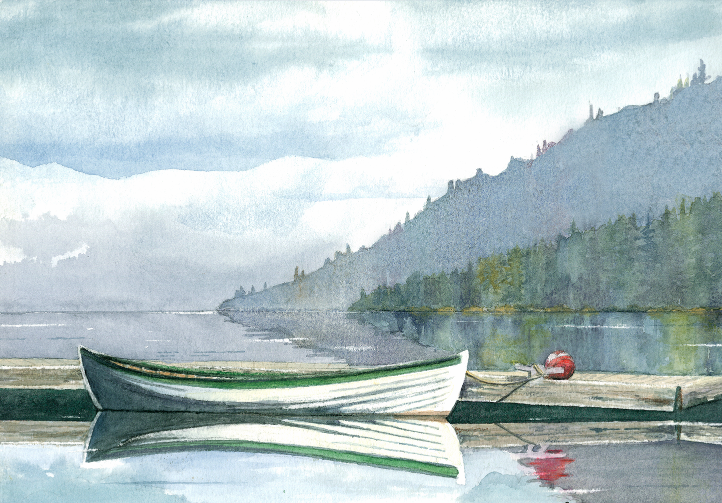 Double-Ender - Watercolour Print