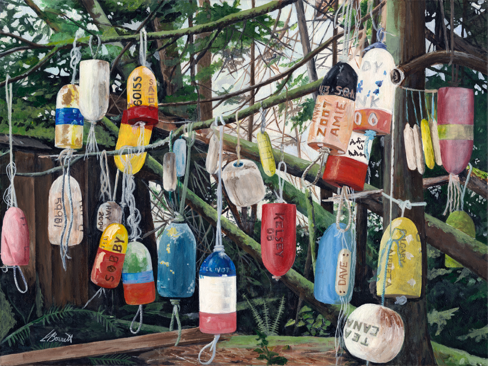 Leaving Our Mark - Acrylic giclee Print 25" x 20" $425