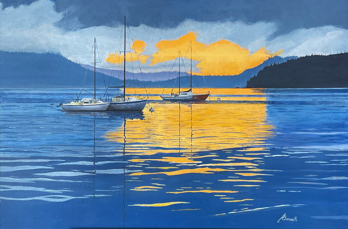 West Coast Sunrise 20" x 30" $2400.00