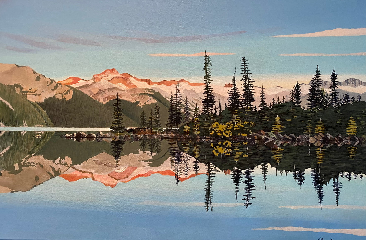 Reflections - Original Acrylic 30" x 20"