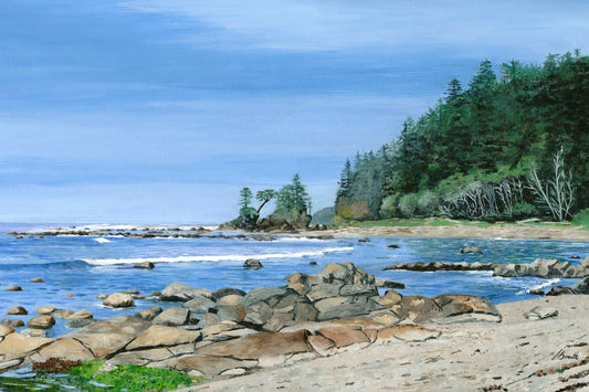 West Coast Trail - giclee printed on canvas 30" x 20"